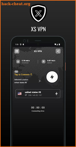 XS VPN screenshot