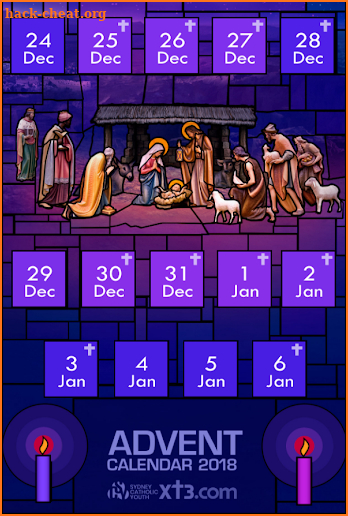 Xt3 Advent Calendar 2018 screenshot