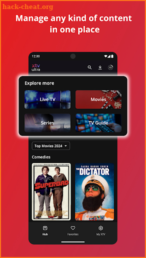 XTV Ultra - IPTV Media Player screenshot