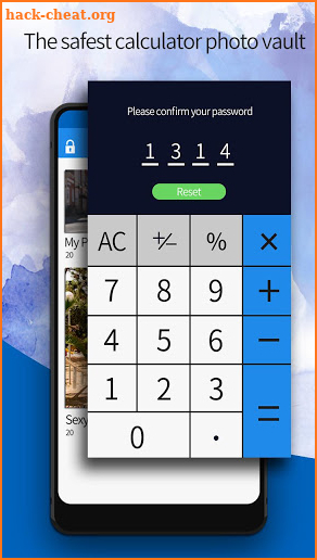 Xvault-Calculator Photo & Video Vault hide photos screenshot