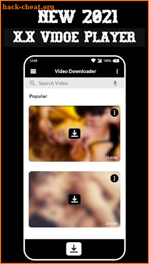 X.X Video Downloader 2021 screenshot