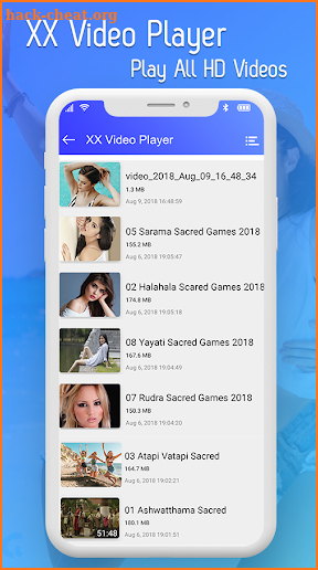 XX Video Player - HD Video Player 2019 screenshot