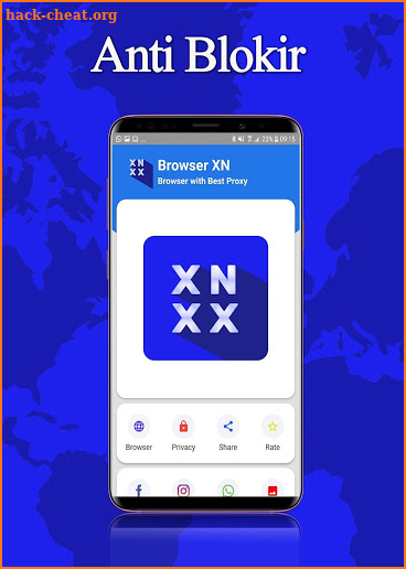 XXNXX Proxy Browser Tanpa VPN screenshot