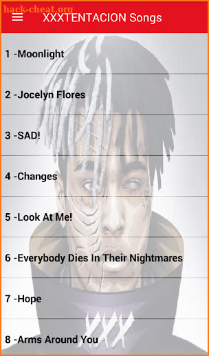 xxTentacion  music offline all songs 31 songs screenshot