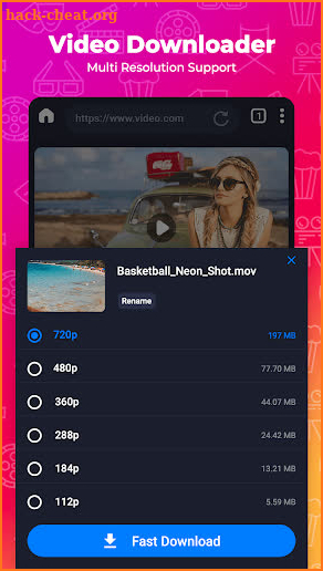 XXVI HD Video Downloader App screenshot