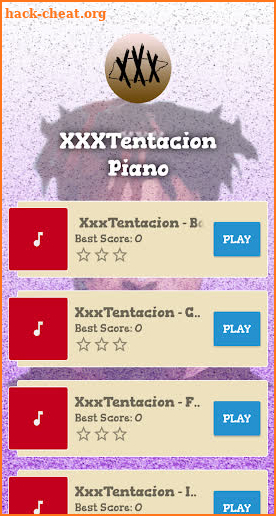 XXXTentacion Piano Tiles Gamess screenshot