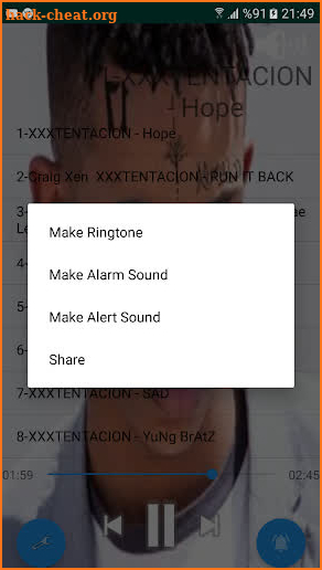 XXXTENTACION ringtone and songs screenshot
