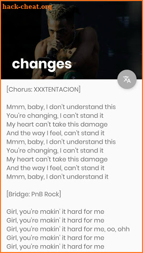 xxxTentacion - Song Lyrics screenshot