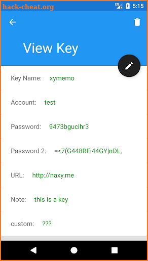 XyKey screenshot