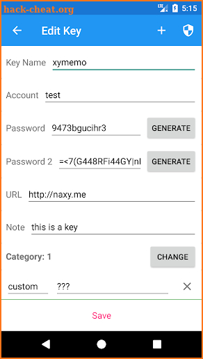 XyKey screenshot