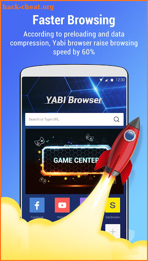 Yabi Browser screenshot