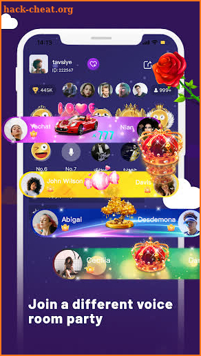 YaChat -  Free Group Voice Chat screenshot