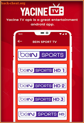 Yacine TV Apk Hint - Yacine Tv screenshot