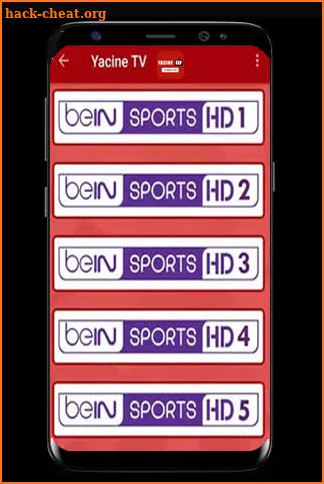 Yacine Tv HD LIVE Sport guide -ياسين تيفي بث مباشر screenshot