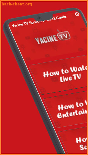 Yacine TV Live Sport Guide for ياسين تيفي 2021 screenshot