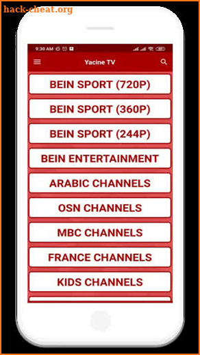 Yacine TV Live Sport Guide for Watching ياسين تيفي screenshot