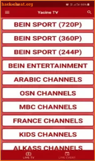 Yacine TV Premium Guide screenshot