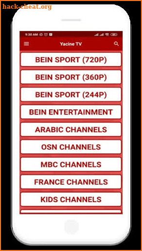 Yacine TV Sport Live Advice - بث مباشر ياسين تيفي‎ screenshot