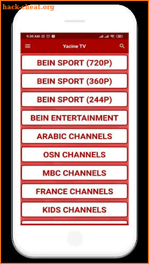 Yacine TV Sport Live Guide - بث مباشر ياسين تيفي‎ screenshot
