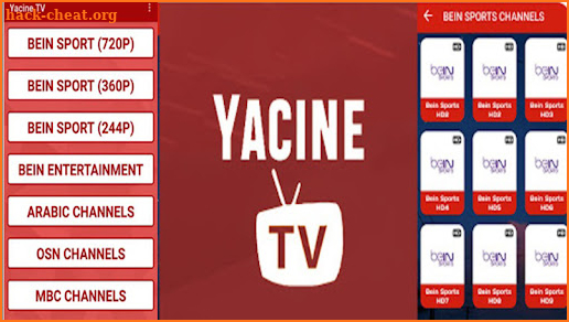 Yacine TV : Yacine TV Apk Hint screenshot