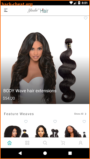 Yadii Hair Extensions screenshot
