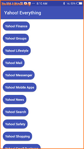 Yahoo! Everything screenshot