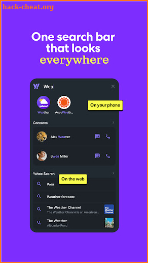Yahoo Launcher screenshot