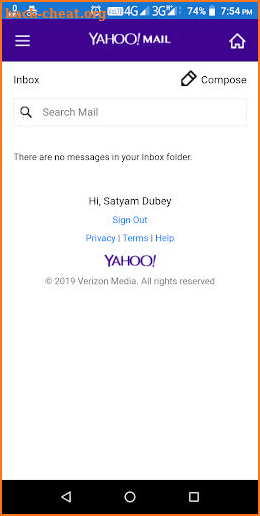 Yahoo Mail Lite screenshot