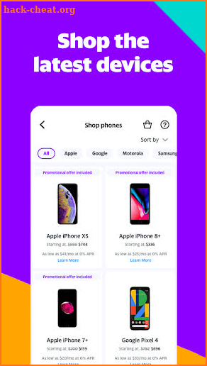Yahoo Mobile - Wireless Plan screenshot