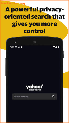 Yahoo OneSearch screenshot