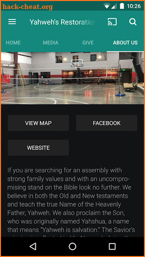 Yahweh's Restoration Ministry screenshot