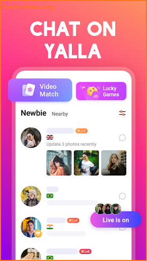Yalla - Freely Video Chat screenshot
