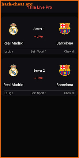 Yalla Live Pro: Live Sports screenshot