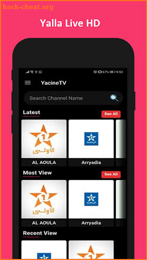 Yalla Live TV screenshot