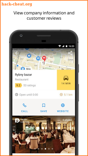 Yandex.Maps screenshot