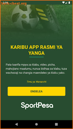 YangaSC Official App screenshot