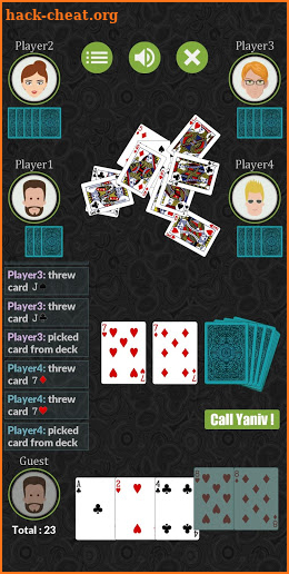 Yaniv Card Game screenshot