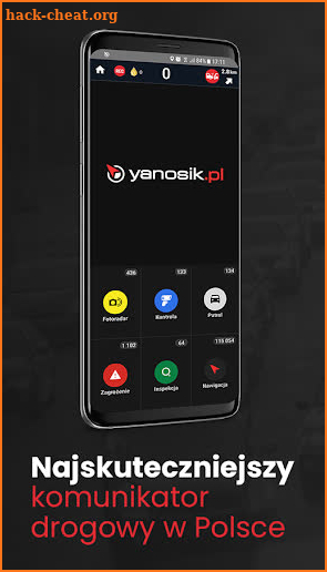 Yanosik antiradar & navigation screenshot