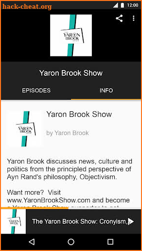 Yaron Brook Show screenshot