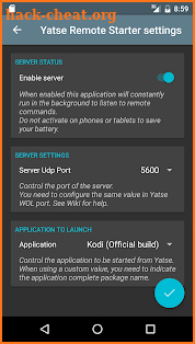 Yatse Remote Starter screenshot