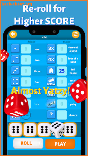 Yatzy Classic screenshot