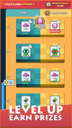 Yatzy-Free social dice game screenshot