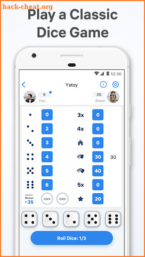 Yatzy Match - dice board game screenshot