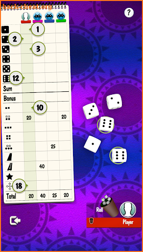Yatzy Offline and Online - free dice game screenshot