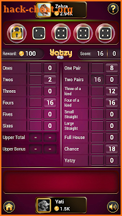Yatzy - Offline Dice Game screenshot