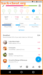 YAZIO Calorie Counter, Nutrition Diary & Diet Plan screenshot