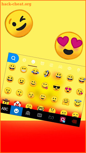 Yellow Bear Keyboard Theme screenshot