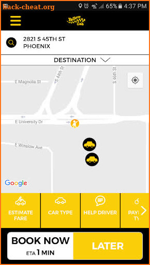 Yellow Cab AZ screenshot