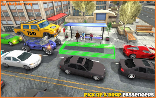 Yellow Cab City Taxi Driver: New Taxi Games screenshot