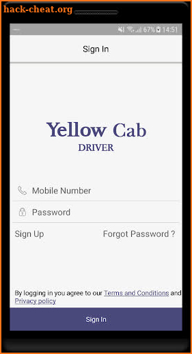 Yellow cab Driver screenshot
